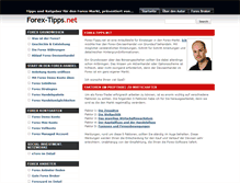 Tablet Screenshot of forex-tipps.net